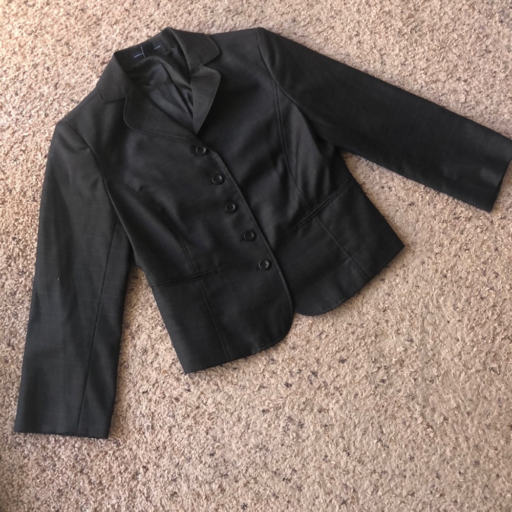Gap size 0 black/gray blazer